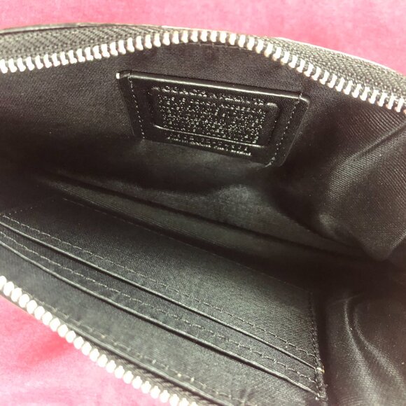 Coach X Peanuts Corner Zip Wristlet Wallet With Snoopy & Woodstock - Picture 7 of 9